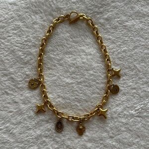 SC-Collection Chunky Gold Charm Necklace